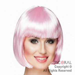PELUCA CARRE ROSA X 1